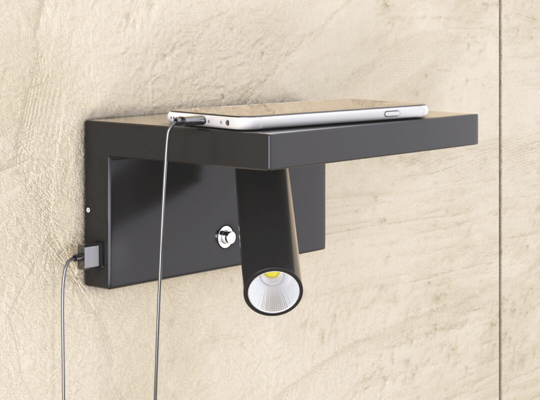 Beneito Faure - Beam dekorative Wand-Leuchte im Schlafzimmer