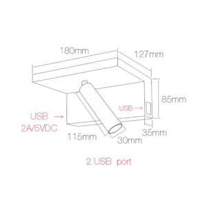 Beneito Faure - Beam dekorative Wand-Leuchte - Skizze