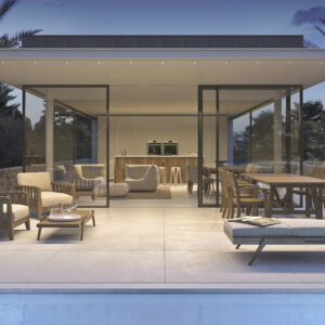 Beneito Faure - LED-Downlight Compac in eckiger Bauform 8W in Weiß