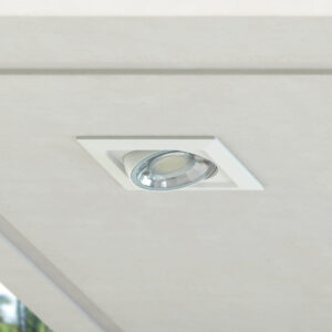 Beneito Faure - LED-Downlight Compac in eckiger Bauform 8W in Weiß