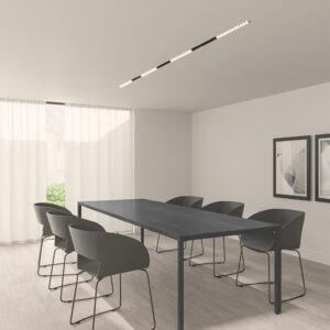 Beneito Faure - Tram LED-Strahler für 48V Magnet-Schiene im Besprechungszimmer