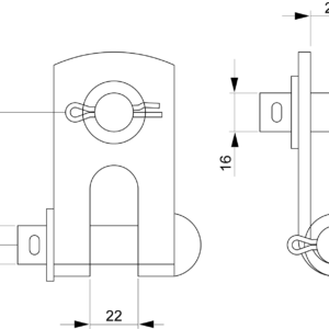 ensto-kreuz-u-klammer-sh195