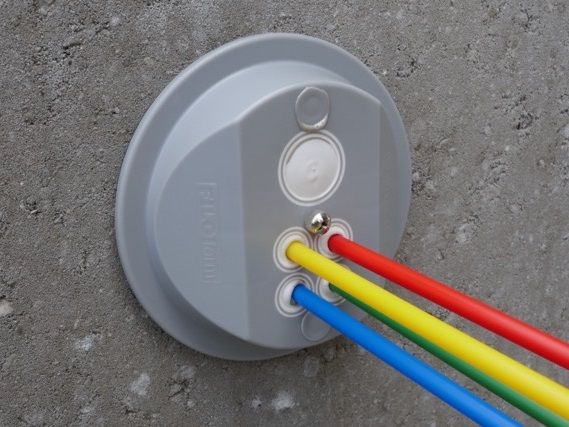 GT filoform - Mehrfach-Mauerdurchführungssystem für Glasfaser