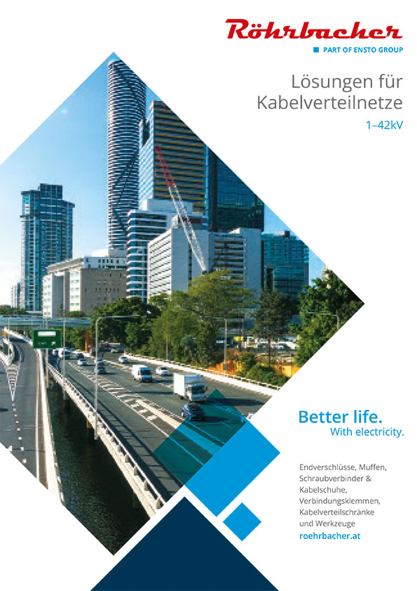 Katalog Cover - Ensto Lösungen für Kabelverteilnetze