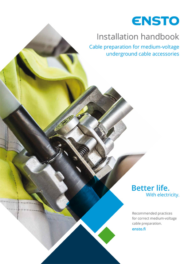 Katalog Cover - Ensto Installations-Handbuch Mittelspannungskabel