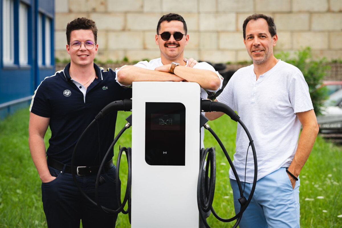 Röhrbacher mit GL-Charge. V.ln.r.: Matevž Grabar, Matej Kastelic, Georg Kastenberger